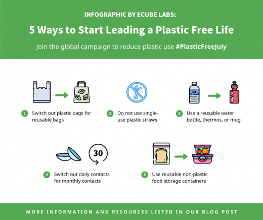 5 Ways to Start Leading a Plastic Free Life | Ecube Labs